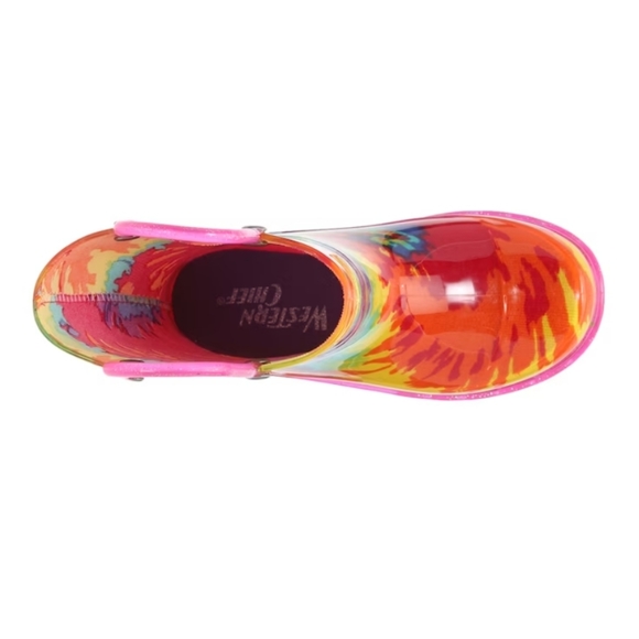 NIB Kids Tie Dye Rainboot Multicolor Western Chief Toddler Size 7 - Picture 6 of 15